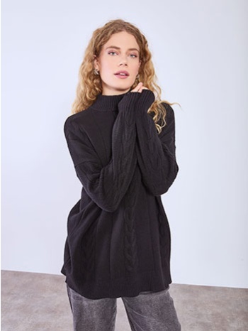 πουλόβερ με ανάγλυφες λεπτομέρειες wt7906.4567+1 σε προσφορά