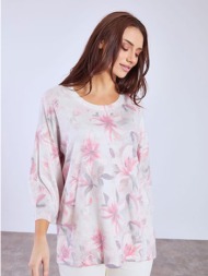 μπλούζα φλοράλ ...
