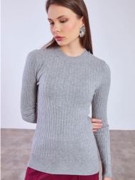 πουλόβερ με ανάγλυφο ύφασμα wt1430.4104+2