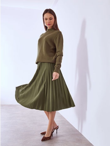 φούστα μίντι πλισέ sq7834.2878+5