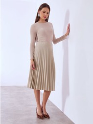 φούστα μίντι πλισέ ...