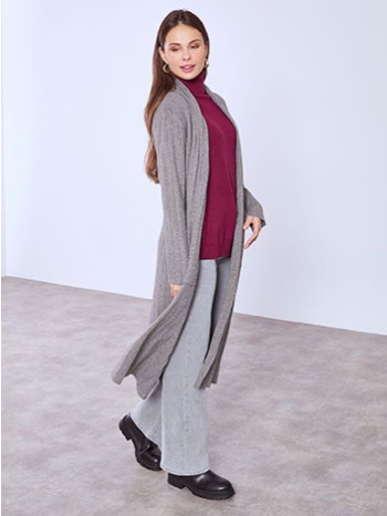 ζακέτα μακριά ριπ wt7910.5739+2 σε προσφορά