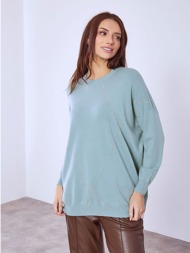 πουλόβερ με μεταλλικές λεπτομέρειες sq7642.4302+2