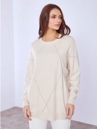 πουλόβερ με μεταλλικές λεπτομέρειες sq7642.4302+3