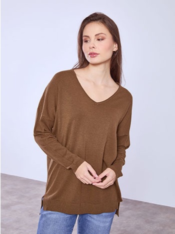 πουλόβερ με ανοίγματα στο πλάι sq1042.4324+2 σε προσφορά