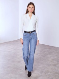 τζιν wide leg με τρουκς στις τσέπες sq1796.1622+1