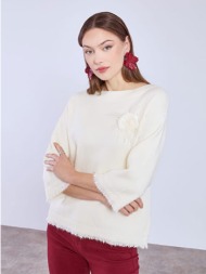 πουλόβερ με αποσπώμενη καρφίτσα wt7932.4400+3