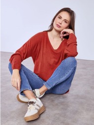 πουλόβερ με ανοίγματα στο πλάι sq1042.4324+3