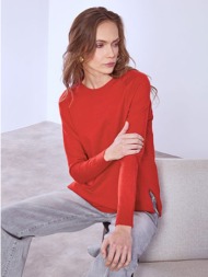 πουλόβερ με ανοίγματα στο πλάι wt1794.4654+3