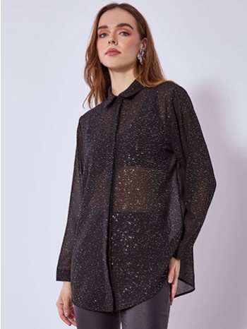 πουκάμισο ημιδιάφανο με glitter sq9420.3748+2 σε προσφορά