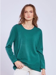 πουλόβερ με γυριστό τελείωμα sq1042.4321+7