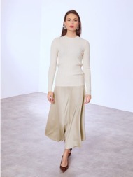 φούστα σατέν μίντι ...