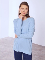 πουλόβερ με γυριστή λαιμόκοψη sq1042.4322+1