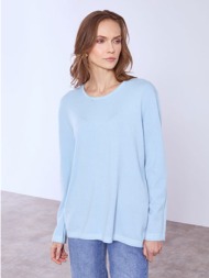 πουλόβερ με γυριστό τελείωμα sq1042.4321+1