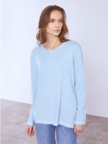 πουλόβερ με γυριστό τελείωμα sq1042.4321+1 σε προσφορά