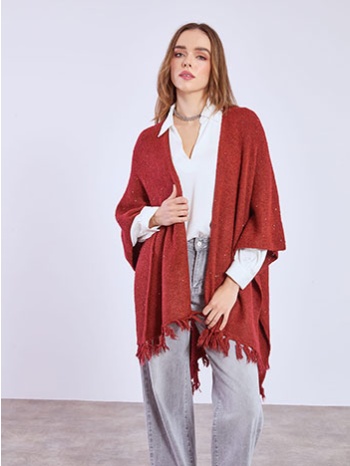 κάπα μεταλλιζέ με παγιέτες και μαλλί wt673.9905+3 σε προσφορά