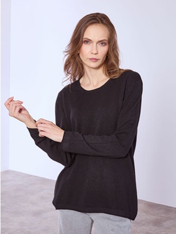 πουλόβερ με γυριστό τελείωμα sq1042.4321+5 σε προσφορά