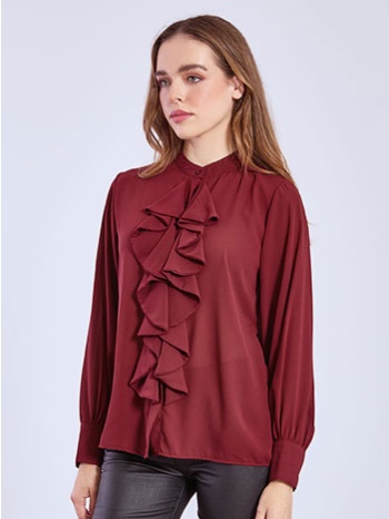 πουκάμισο με βολάν λεπτομέρειες sq9420.3996+3 σε προσφορά