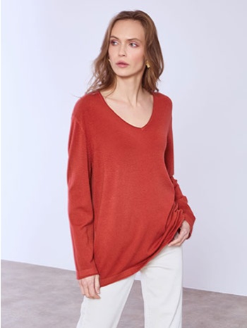 πουλόβερ με αφινίριστες λεπτομέρειες sq1042.4320+3 σε προσφορά