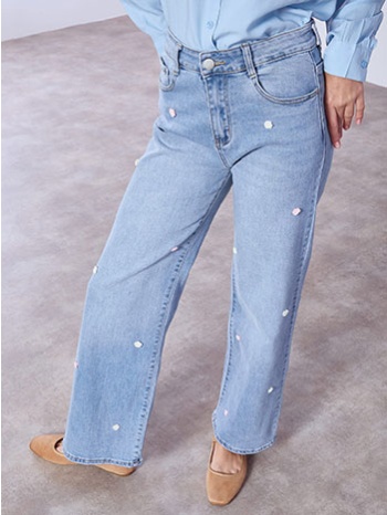 τζιν με ανάγλυφα τριαντάφυλλα sq1628.1025+1 σε προσφορά