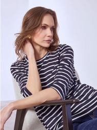 μπλούζα ριγέ με βαμβάκι ...