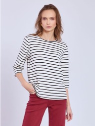 μπλούζα ριγέ με βαμβάκι ...