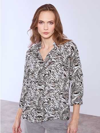 πουκάμισο εμπριμέ με βισκόζη sq7616.3770+1 σε προσφορά