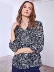 πουκάμισο εμπριμέ με βισκόζη sq7616.3770+3