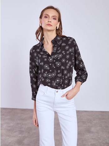 πουκάμισο με λουλούδια sq7616.3723+2 σε προσφορά