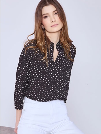 πουκάμισο πουά με βαμβάκι sq7616.3709+2