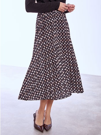 φούστα πλισέ με ζώνη sq7743.2021+1 σε προσφορά