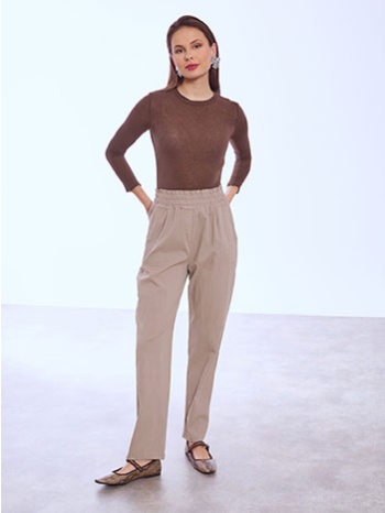 παντελόνι ψηλόμεσο με τσέπες sq7587.1393+3