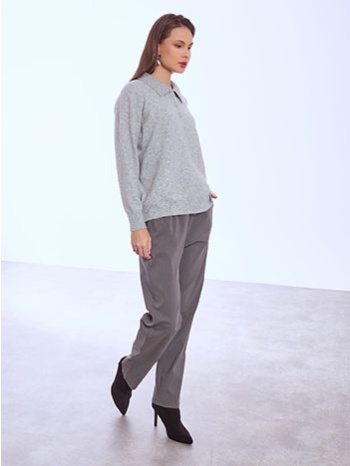 παντελόνι ψηλόμεσο με τσέπες sq7587.1393+2