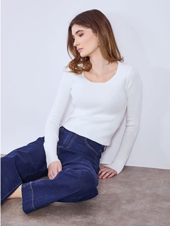 μπλούζα ριπ με βισκόζη sq9844.4069+3 σε προσφορά