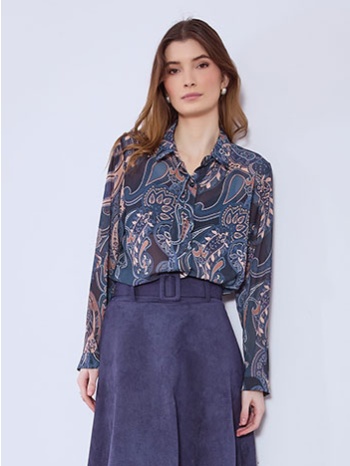 πουκάμισο ημιδιάφανο με λαχούρια sq9420.3504+2 σε προσφορά