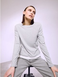 μπλούζα με διπλό τελείωμα sq9844.4105+2