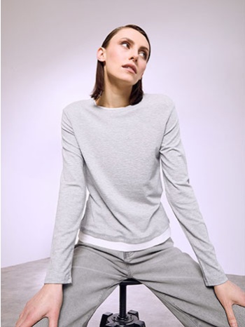 μπλούζα με διπλό τελείωμα sq9844.4105+2