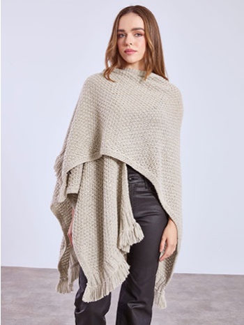 κάπα πλεκτή με παγιέτες wt673.9907+2