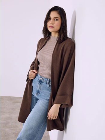 ζακέτα με γυριστό μανίκι sq7568.5623+4 σε προσφορά