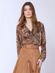 πουκάμισο ημιδιάφανο με ...