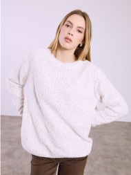 πουλόβερ με ανάγλυφες λεπτομέρειες sq9844.4871+5