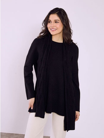 πουλόβερ με αποσπώμενο κασκόλ sq7568.4123+1 σε προσφορά