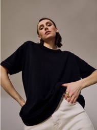 μπλούζα κοντομάνικη με βισκόζη sq7642.4185+1