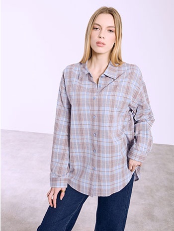 πουκάμισο καρό με τσέπη sq9844.3046+3 σε προσφορά