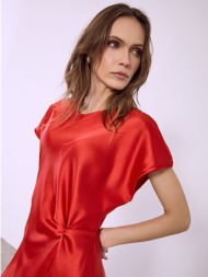 φόρεμα μίντι σατέν sq9864.8517+2