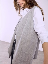 γιλέκο πλεκτό μονόχρωμο ...