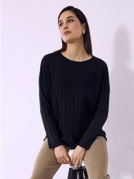 μπλούζα ασύμμετρη πλισέ sq1794.4183+1