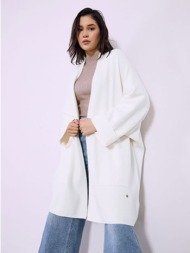 ζακέτα με γυριστό μανίκι ...