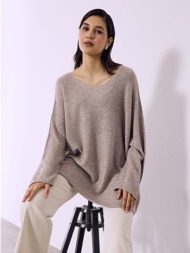 πουλόβερ μακρύ oversized sq7587.4920+3