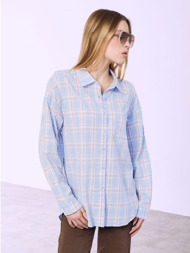 πουκάμισο καρό ασύμμετρο sq9844.3045+1